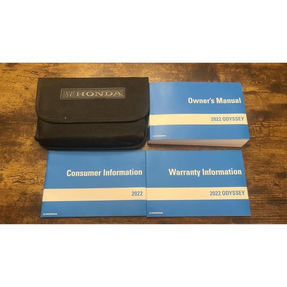 2022 Honda Odyssey Owners Manual Set with Warranty Consumer Info and Case